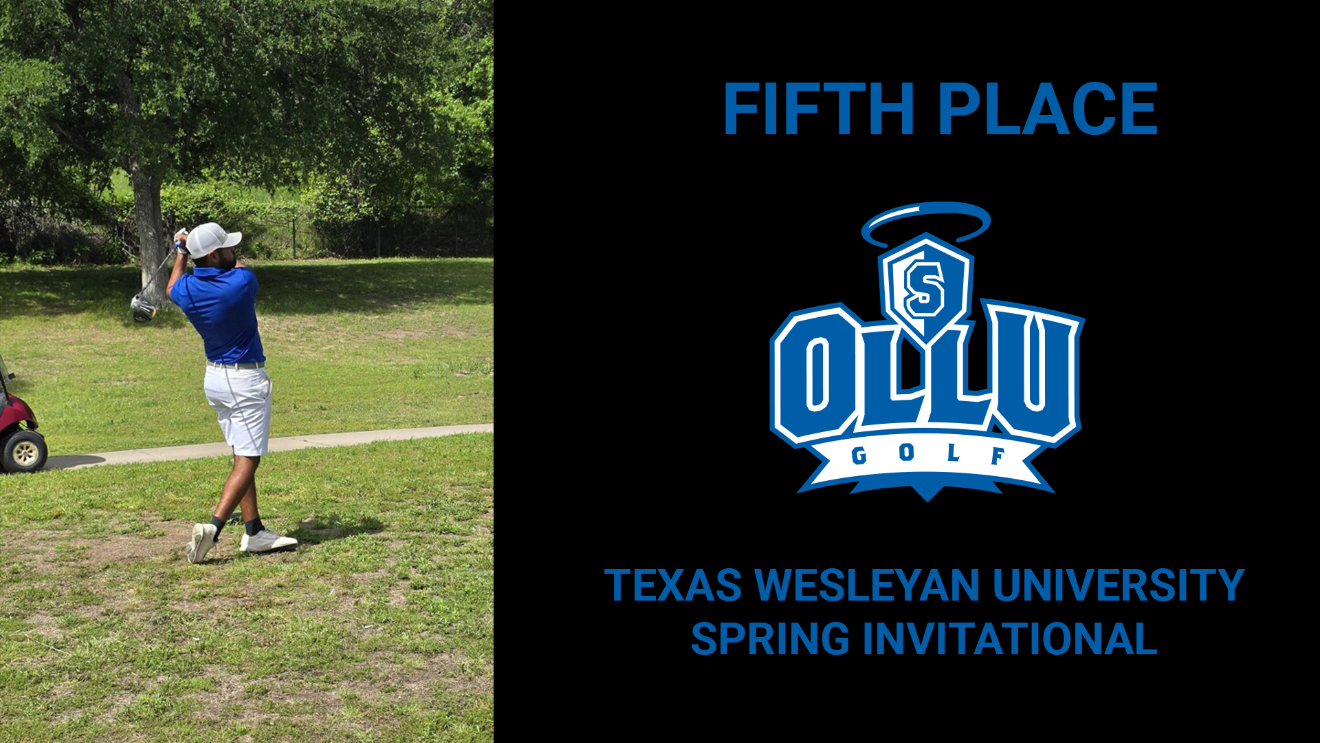 OLLU Men's Golf Takes Fifth Place at TWU Spring Invitational