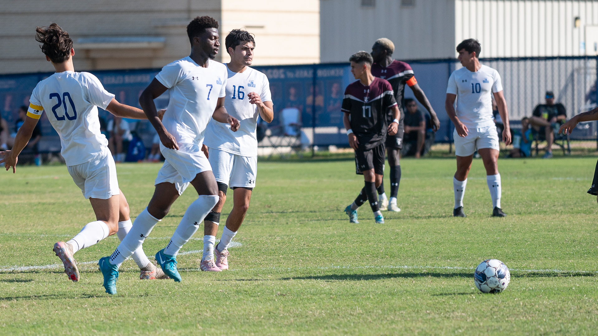 Tim Talabi scored a goal for the Saints.