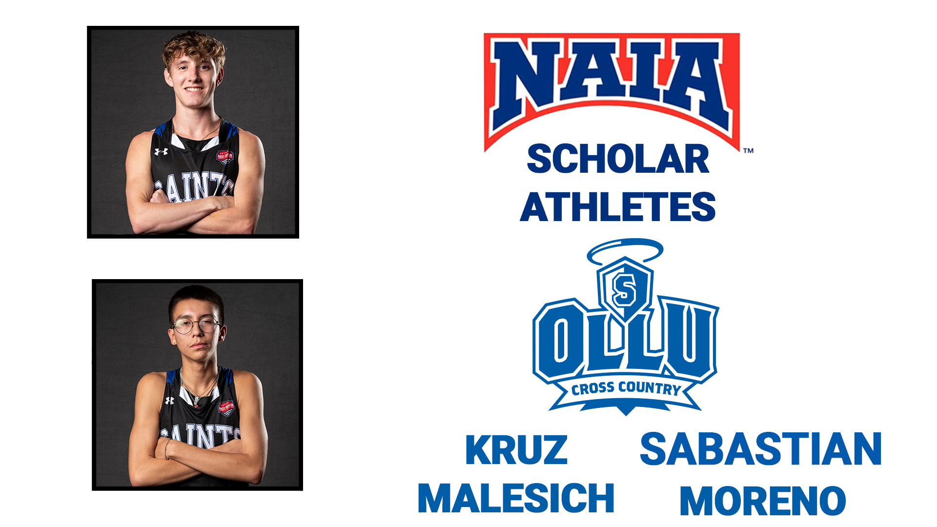 Kruz Malesich and Sebastian Moreno Named NAIA Scholar-Athletes