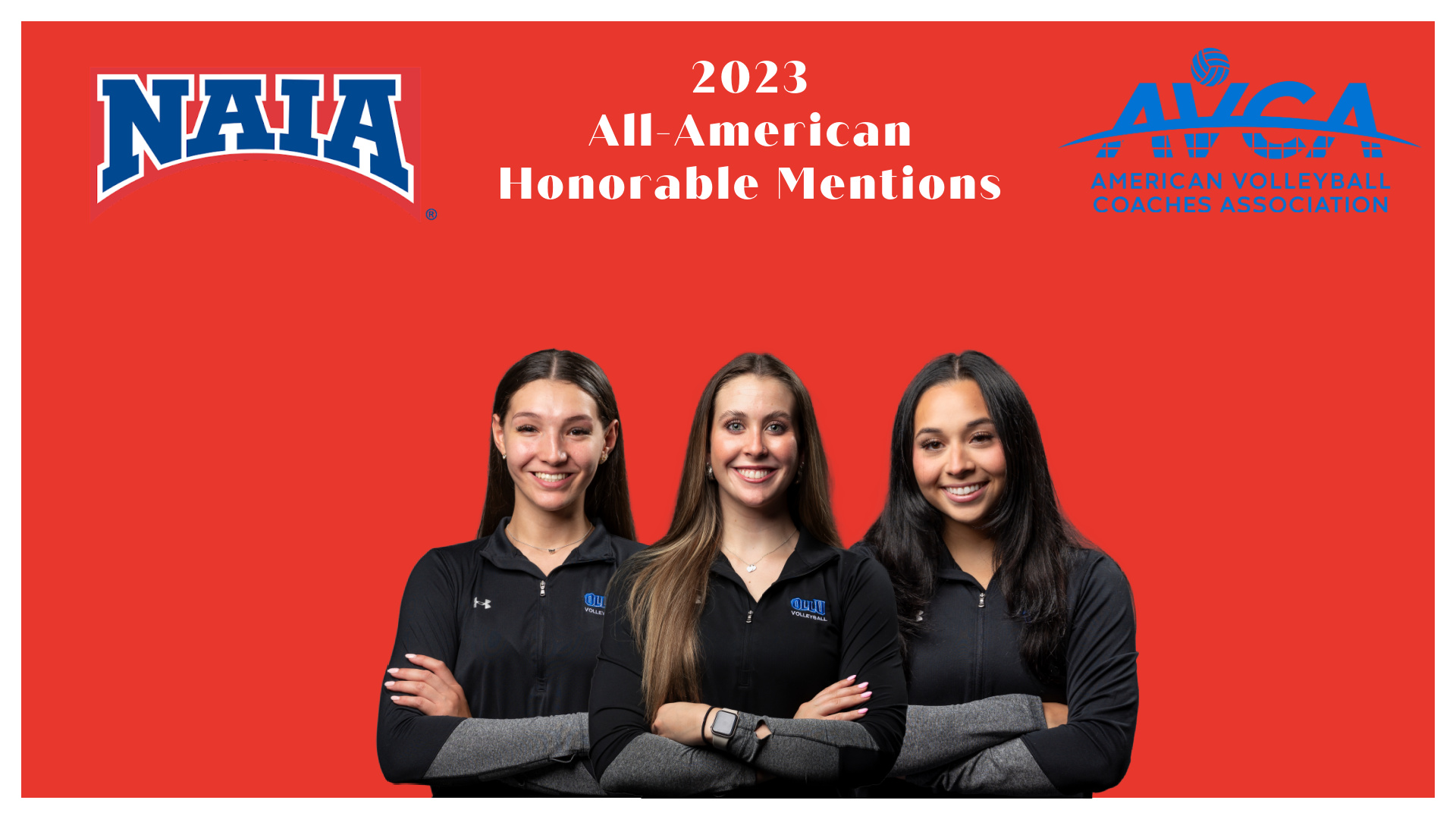 Three From Volleyball Earn AVCA All-American Honorable Mentions